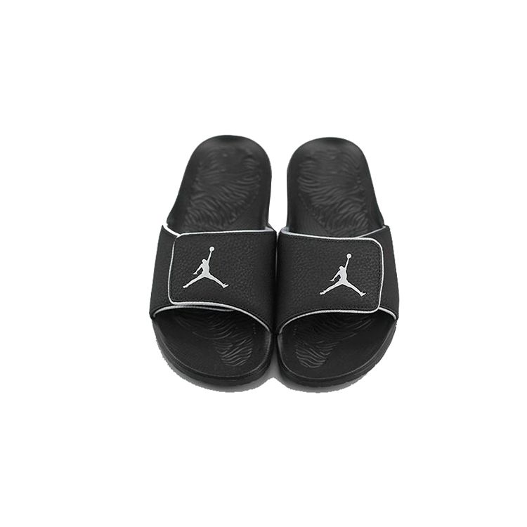 Jordan Hydro 6 Kids Slippers Kids Slippers Black White 881476-011