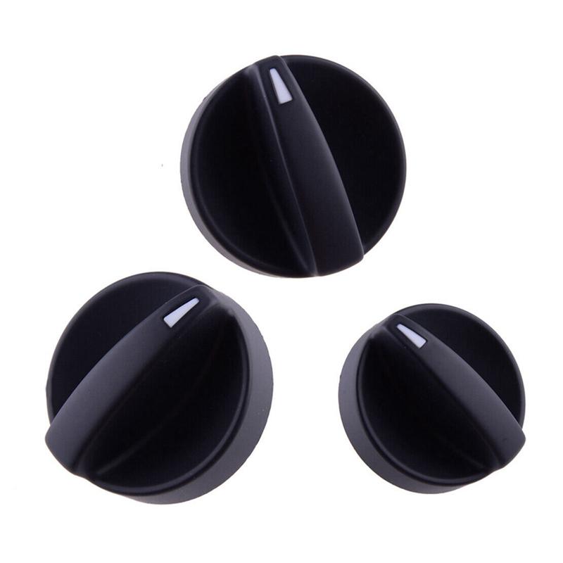 3Pcs Car A/C Heater Climate Control Switch Knobs Control Switch Knobs For 2006-2008 Mazda 6 GV2W-61-195 GV3A-61-195 чёрный