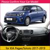 for Pegas 2017 2018 2019 Soluto Anti-Slip Mat Dashboard Cover Pad Sunshade Dashmat Protect Carpet Anti-UV Car Accessories