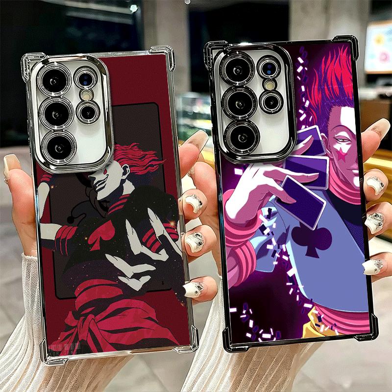 Hunter X-Hunters Hisoka Soft Phone Case For Samsung Galaxy S26 Ultra S25 Edge S24 FE S23 Plus S22 S21 + S20 Plating Anti-Fall Fu