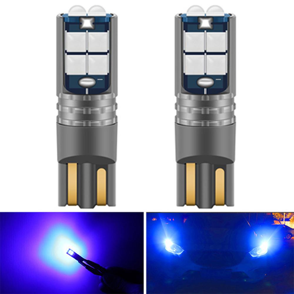 2pcs T10 W5W Super Bright Car Interior Reading Dome Light Marker Lamp 168 194 LED Auto Wedge Parking Bulbs Orange High Quality