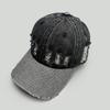 Sunscreen Unisex Retro Peaked Hat Sunshade Distressed Colorful Casquette  All Seasons