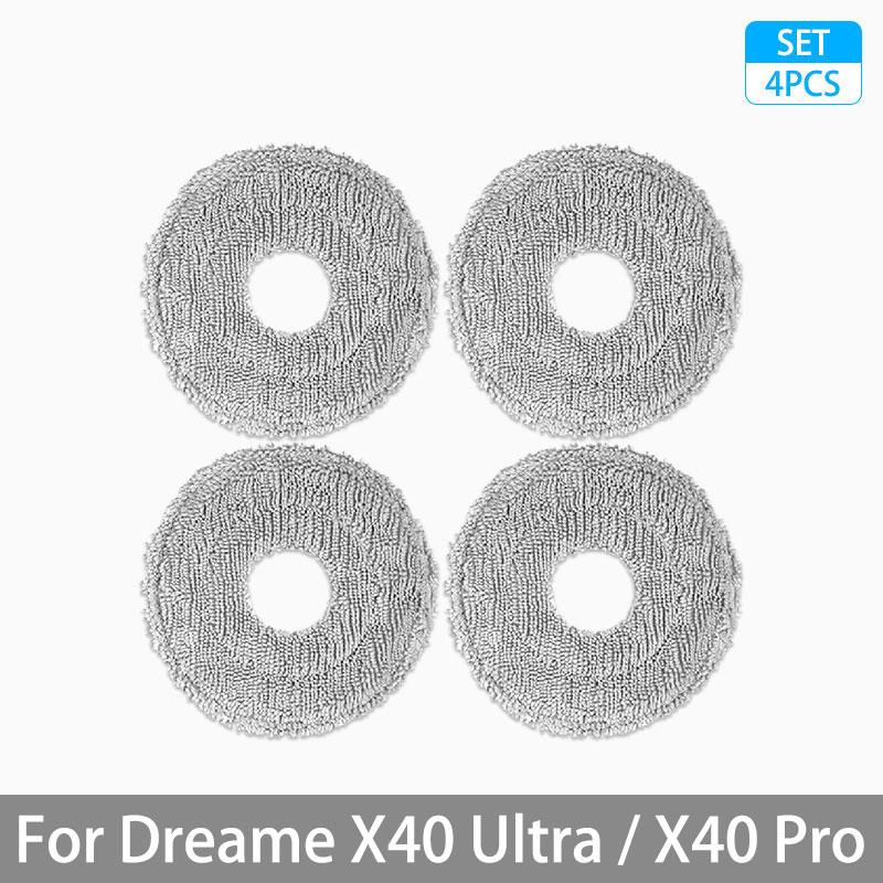 For Dreame X40 Ultra / X40 Pro Accessories Rubber Main Side Brush Mop Cloth Dust Bag HEPA Filter Robot vacuum Replacement Parts