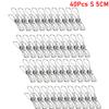 10/20/40Pcs Clothespin Clips 5cm 6cm Stainless Steel Clips Washing Bedspread Hang Metal Home Storage Tool Laundry Clothes Pins