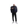 Emporio Armani EA7 Color Block Letter Logo Printed Hooded Zip-Up Long Sleeve Sweatshirt Men sweatshirts Navy-Blue 6DPM81-PJTKZ-1562