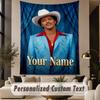 Custom Text Printed Tapestry Bruno Mars Pattern Large Wall Hanging Indoor Room Decor