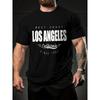 Jesus Print Men's T-shirt Summer Daily Casual Men's T-shirt Outdoor Sports Loose Comfortable Short-sleeved Top God Bless You