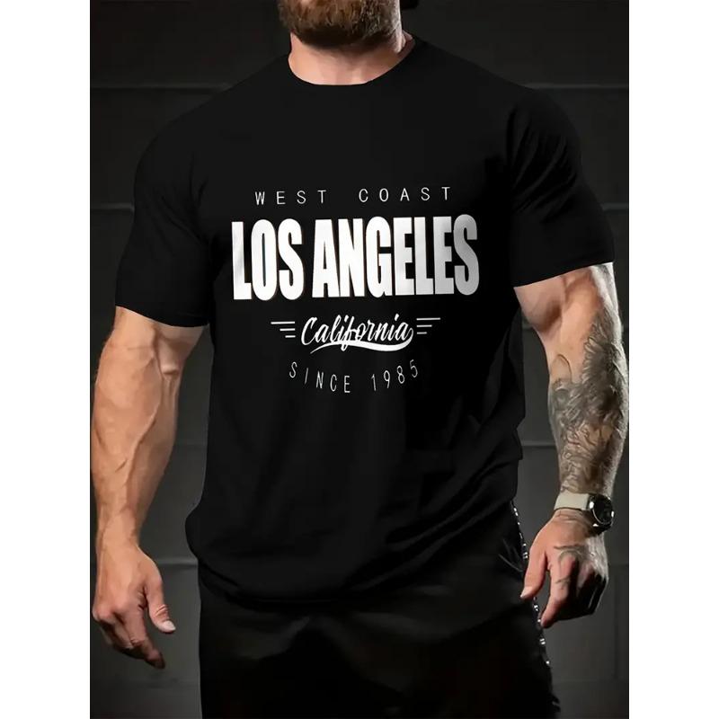 Jesus Print Men's T-shirt Summer Daily Casual Men's T-shirt Outdoor Sports Loose Comfortable Short-sleeved Top God Bless You