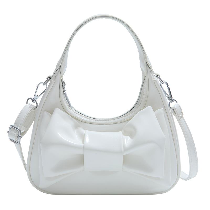 Bow Handbag Bag Women's Summer New Fashion Simple Casual Shoulder Messenger Bag