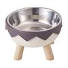 Anti Slip Cat Food Water Bowl Detachable Pet High Footed Bowl Dog Feeding Station  Pet Supplies