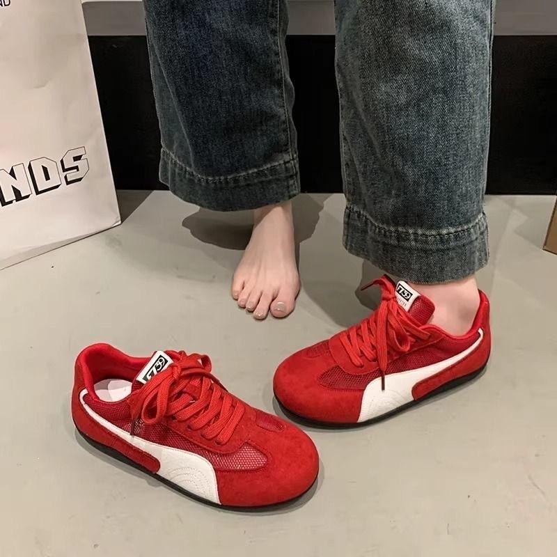 Flat-bottomed Dexun shoes women's 2026 new spring and summer casual sports women's shoes versatile Forrest Gump shoes