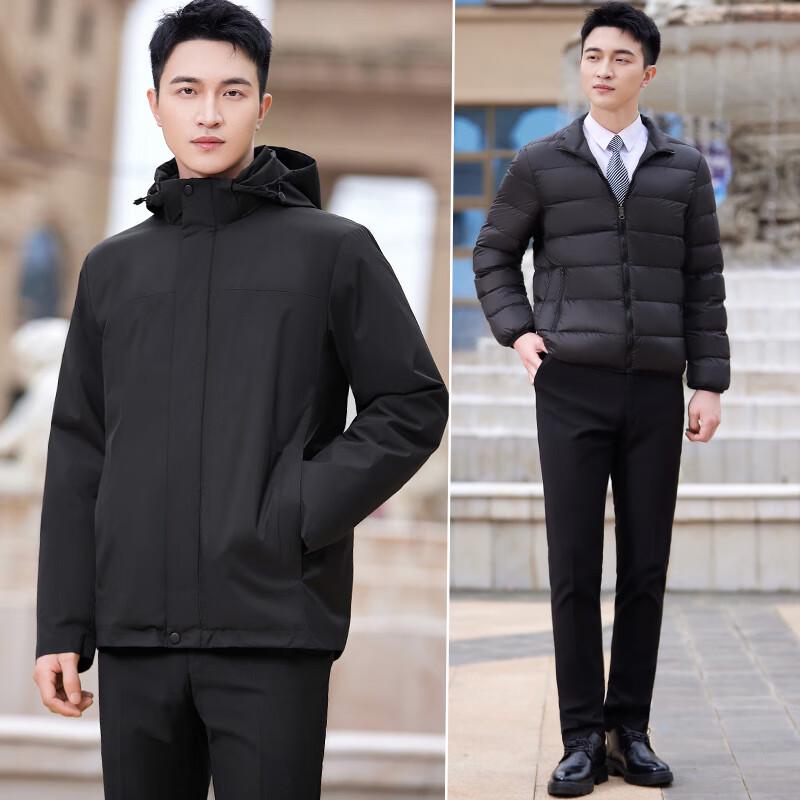 Teluoman 3-in-1 Unisex Parka Down Jacket