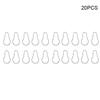 10/20Pcs 304 Stainless Steel Beadless Shower Curtain Hook Curtain Limpet Bathroom Accessories Hook Hoist Hook Hook