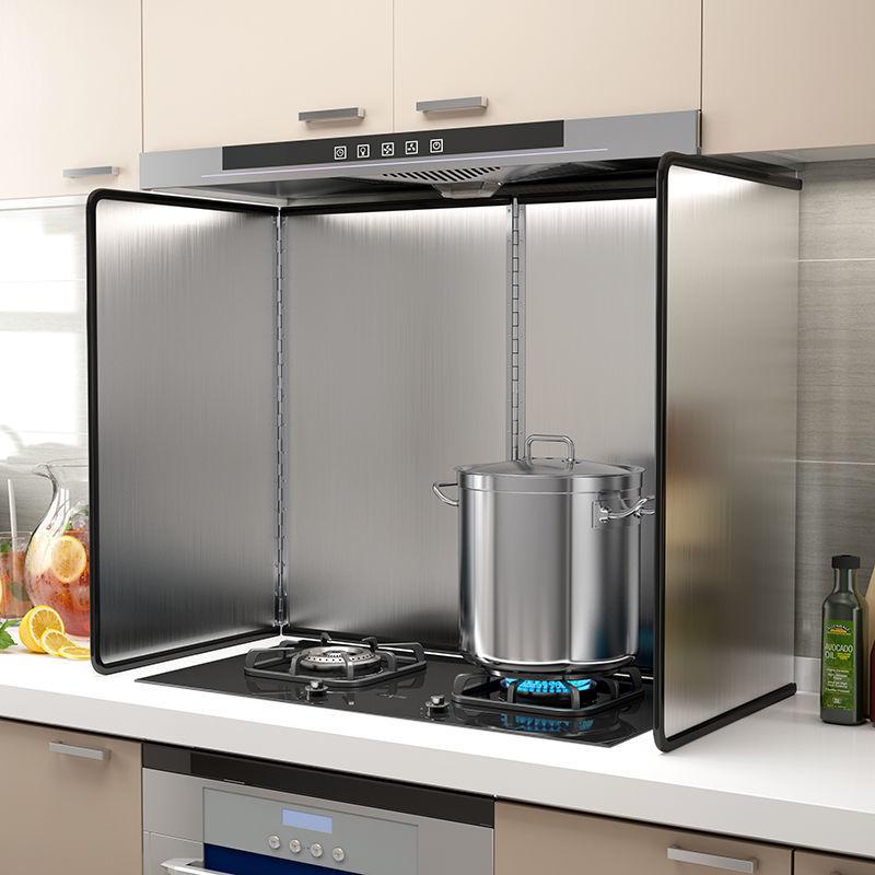 Protetor Contra Salpicos Guarda Óleo Anti-Salpicos Bloco 3 Lados Protetor Contra Salpicos Óleo Fogão a Gás Defletor Isolamento Térmico Utensílios de Cozinha