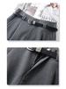 Women's Off-White High-Waisted A-Line Suit Shorts: Spring/Summer 2025 Casual Wide-Leg Slimming Fit