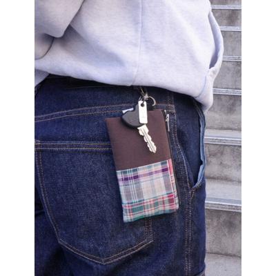 HANKY FIELD ZIP WALLET [Brown]