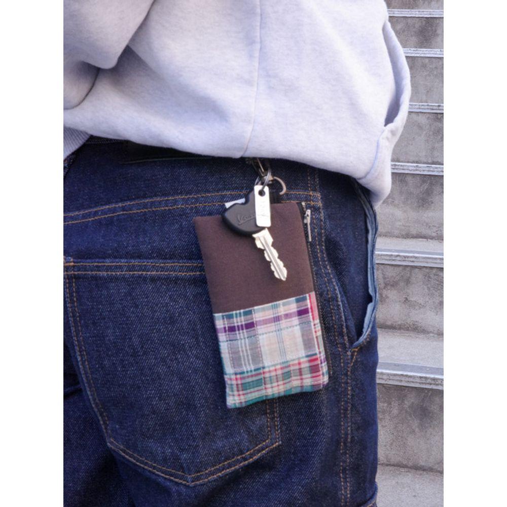 

HANKY FIELD ZIP WALLET [Brown] BROWN