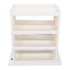 Folding Storage Shelf 90 Degree Rotating Spice Organizer Rack for Kitchen and Bathroom Cabinet