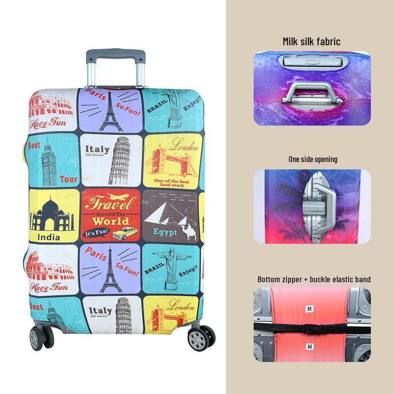 Waterproof Wear-Resistant Elastic Suitcase Protective Cover