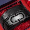 Men'S New Belt Leather Travel Business Belt Simple Casual Versatile Automatic Buckle Belt Premium