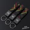 Car Keychain Anti-loss Pendant For Porsche Cayenne Panamera Macan 911 Taycan Boxster Cayman 918 Pajun Nylon Keyring Accessories fsbn66