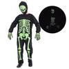 Kids Horror Luminous Skeleton Clothes Classic Halloween Cosplay Costumes Party