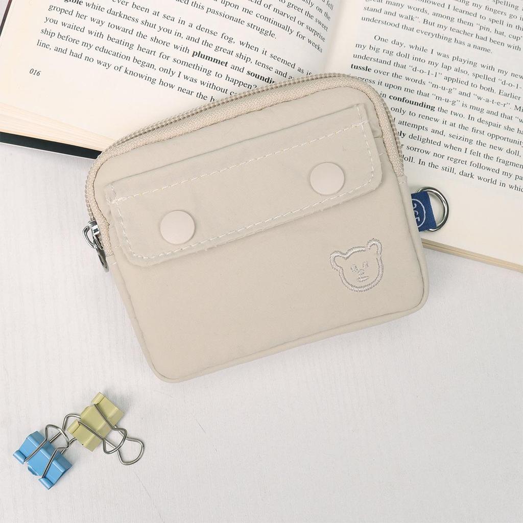 Cute Waterproof Zipper Coin and Card Holder - Large Capacity Clutch Bag