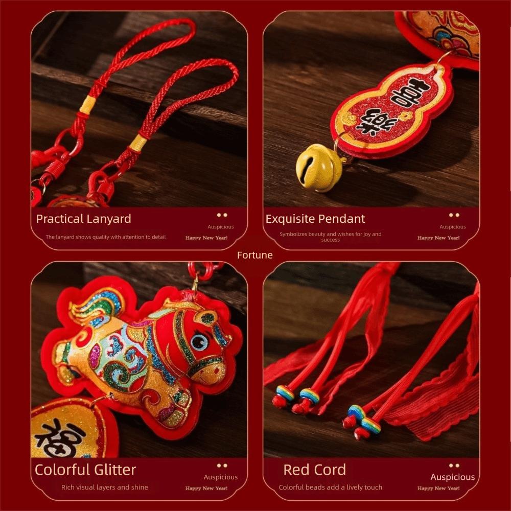 Gourd Chinese New Year Decoration Traditional Lunar New Year Ornament  Door Decor