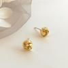 Fashion Retro Metal Geometry Silver Stud Earrings Women's 2023 Earrings Cold Wind Fancy Graceful Earrings