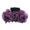 Rose Flower Ponytail Claw Clip - Elegant Hair Volume Accessory