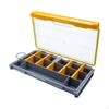 Fishing Tackle Box Lure Organizer Waterproof Large Capacity, with Dividers,