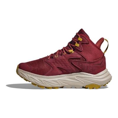 HOKA Anacapa 2 Mid GORE-TEX Cabernet Chaussures de Sport Homme Rouge Oxford-Tan 1141633-COTN
