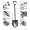 Heavy-Duty Manganese Steel Multi-Purpose Shovel