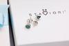 Silver Earrings With Natural Emeralds - Kds4394