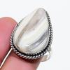 Natural Calcite Agate Gemstone 925 Sterling Silver Jewelry Ring Size 9 AR-17811