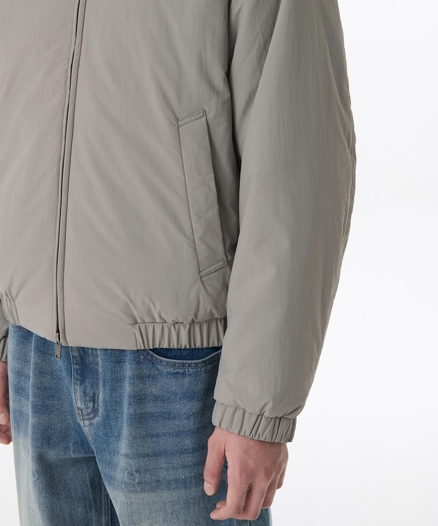 Musinsa Standard High-Neck Padded Blouson Jacket [Titan Grey]