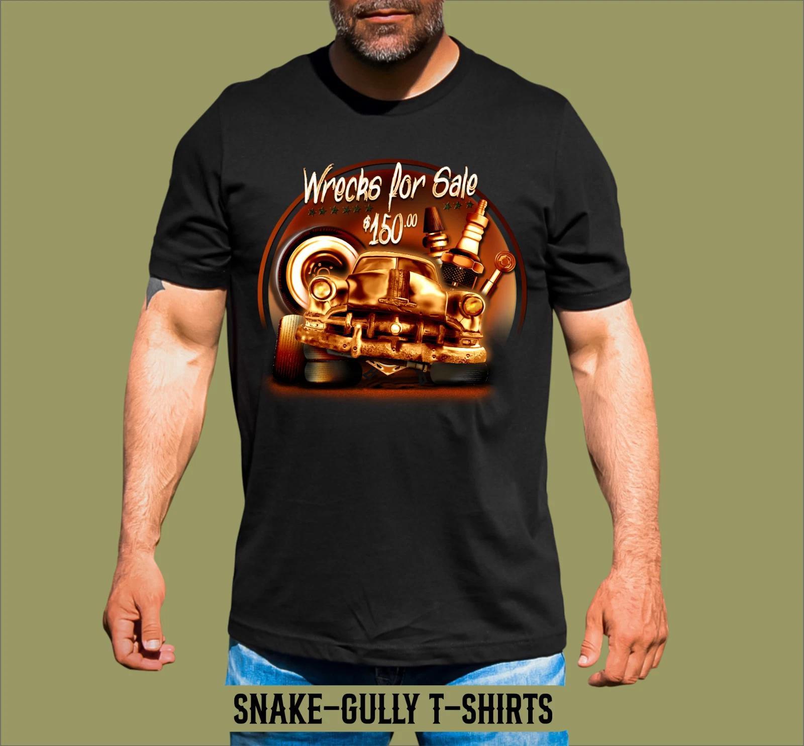 WRECKS FOR SALE VINTAGE CARS T-SHIRT 3XL