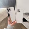 Custodia Lussuosa Sottile Argento Specchio Dorato Antiurto per iPhone 17 16 15 14 Plus 13 11 12 Pro Max Rivestimento Galvanico Cover Rigida Posteriore