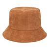 Simple Women Autumn Winter Retro Corduroy Bucket Hat Designer Streetwear Fisherman Caps Hats Beach Cap Outdoor Unisex Panama Hat