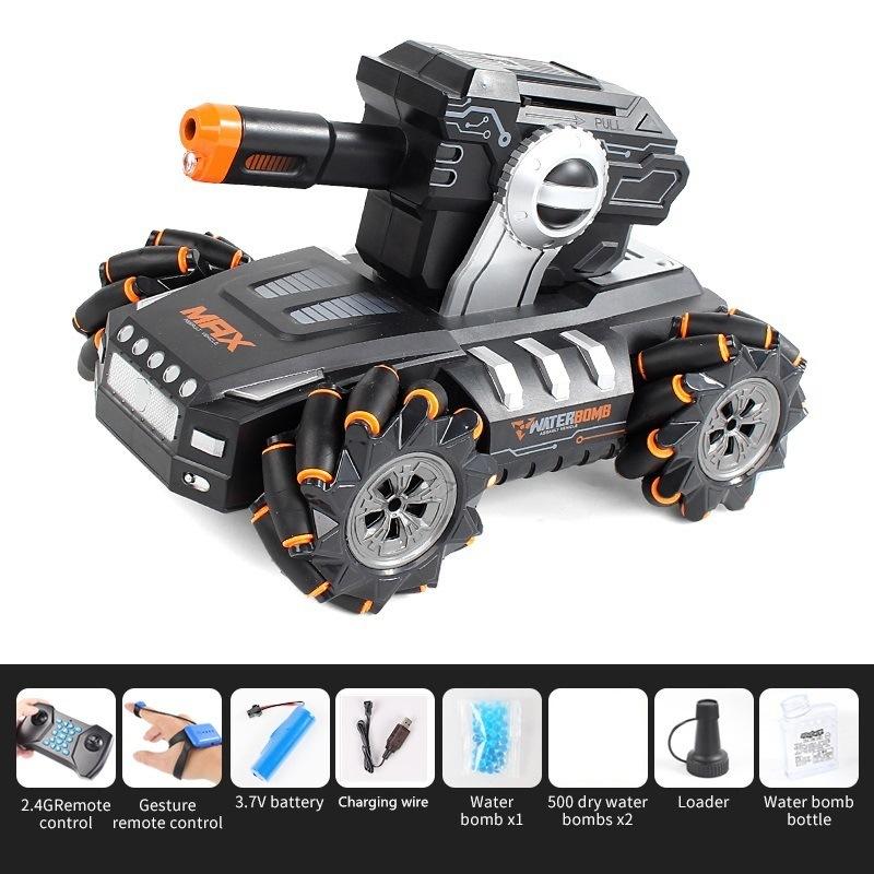 

Танк с дистанционным управлением может запускать водяные бомбы Бронемашина Подарок на День защиты детей Игрушка Часы Датчик Машина с дистанционным управлением оранжевый