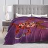 FNAFS At Freddy's Blanket  Warm Graphic Plush Throw Blanket For Living Room Travel Office Flannel Bedspread Bed Cover