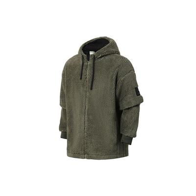 Warme Fleece Sportliche Kapuzenjacke Herren Jacken Grün 530271-64