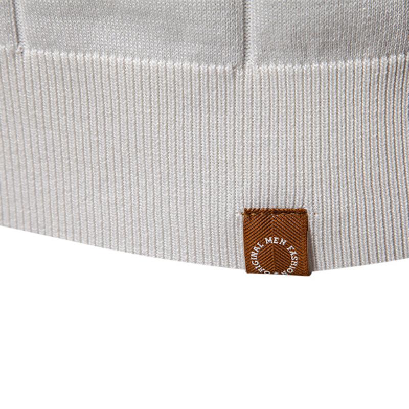 Gant 2025 Spring/Summer Embroidered New Men's Business Casual Woolen Polo Shirt, Flip Collar Knitted Polo Shirt, Short Sleeve