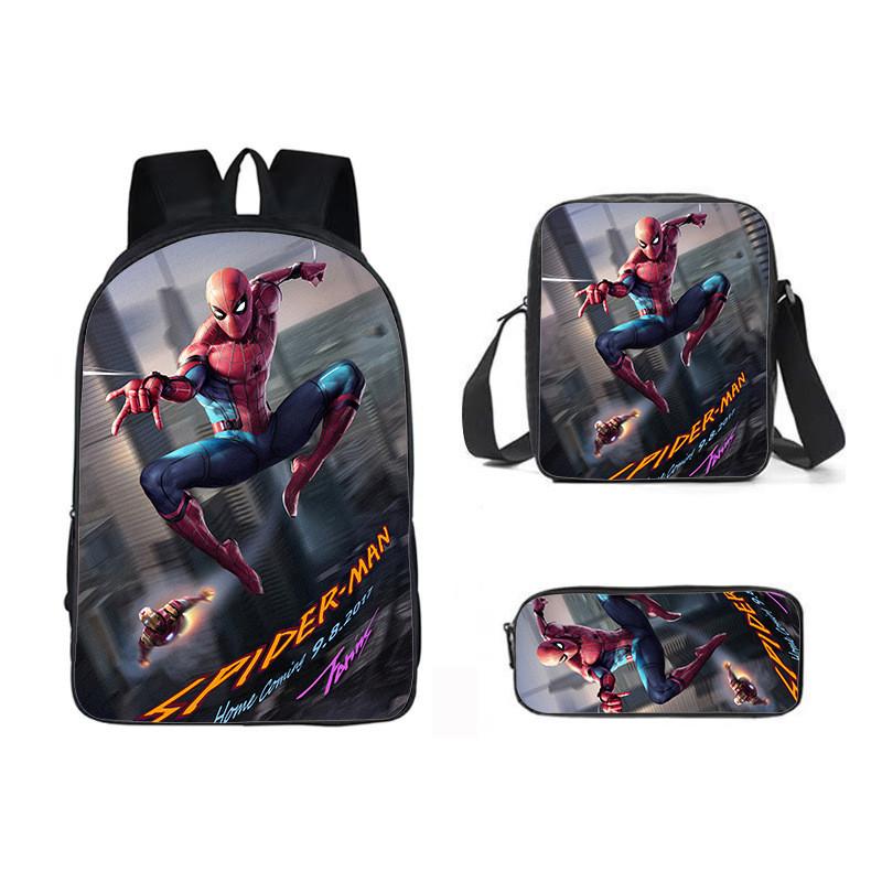 Backpack Piece Three Set Waterresistant Material Kids For