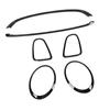 Headlight Trim Ring 51137149906 Tail Light Frame Trim Ring Cover Grille Hood Trim Moulding for Clubman R55 Hatchback R56