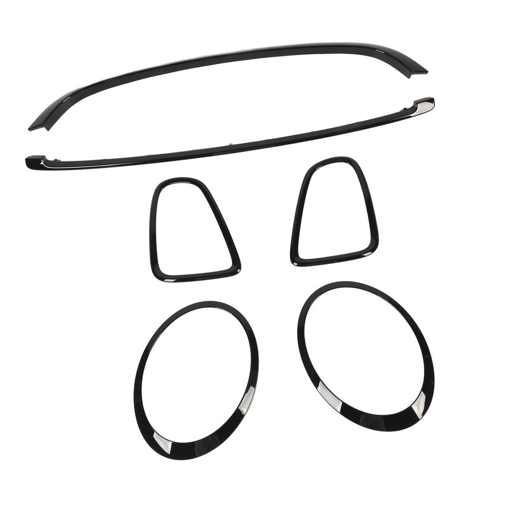 Headlight Trim Ring 51137149906 Tail Light Frame Trim Ring Cover Grille Hood Trim Moulding for Clubman R55 Hatchback R56