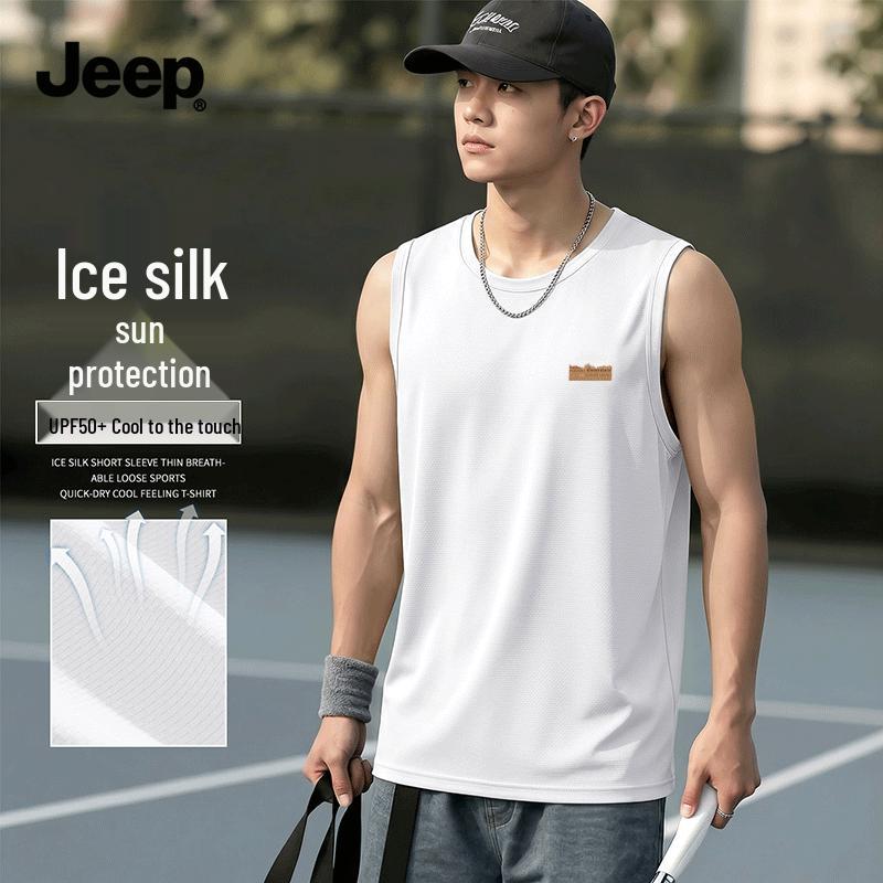 JEEP Men's Ice Silk Quick-Dry Sports Vest