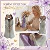 Sisters Friendship Figure Statue Gifts To Best Friend Hand In Hand Girl Table Decoration