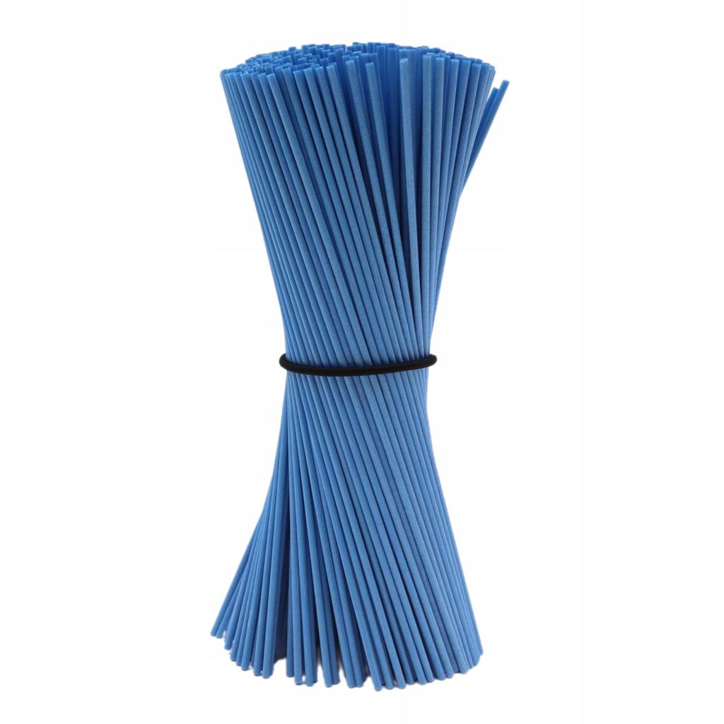 Rattan Fiber Sticks 3mm/25cm - Blue 100pcs