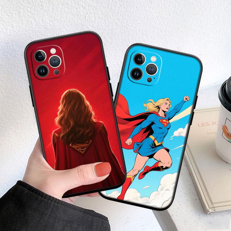 PP60 Supergirl Soft Shell Phone Case for Xiaomi Xiaomi Poco M4 M5 M6 M7 X3 X6 X7 F8 Ultra Pro GT NFC